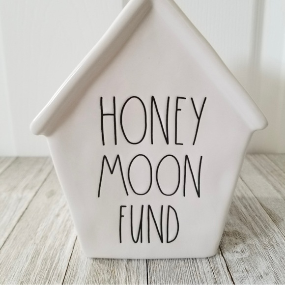 NWT Rae Dunn Honeymoon Fund Money Bank - Picture 2 of 7